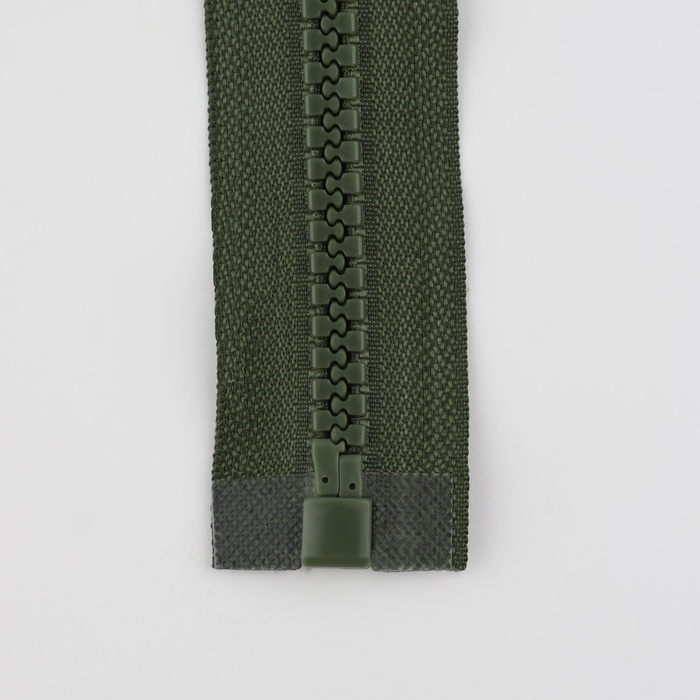 Молния &laquo;Трактор&raquo;, №8, разъёмная, замок автомат, 100 см, цвет хаки