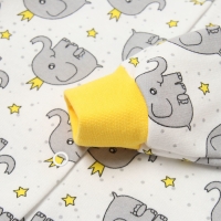 Комплект детский (кофточка, штанишки) НАЧЕС, цвет белый/сердечки, рост 74 см