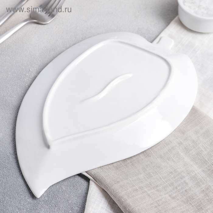 Блюдо керамическое &laquo;Лист&raquo;, 25&times;16&times;1,5 см