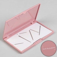 Игольница магнитная, 11 &times; 6,5 см, цвет светло-розовый