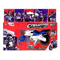 Робот &laquo;Полицейский мотоцикл&raquo;, трансформируется