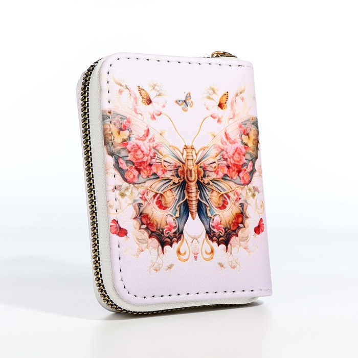 Кошелёк на молнии, цвет белый Кошелёк на молнии, цвет белый