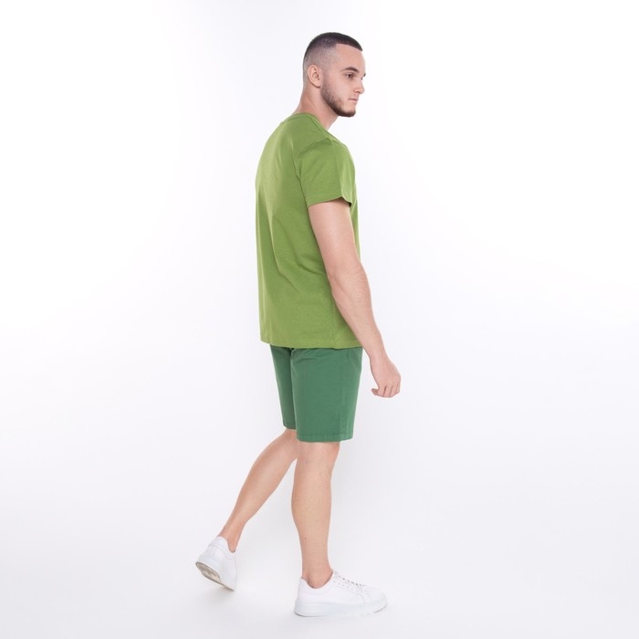 Шорты мужские, цвет тёмно-зелёный, размер 48 (32)