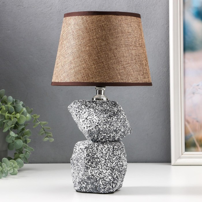 Лампа настольная 7515132TL/1 E14 40Вт серый 20х20х34 см RISALUX