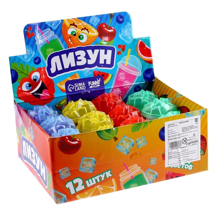 Лизун - слайм «Коктейль», цвета МИКС Лизун - слайм «Коктейль», цвета МИКС