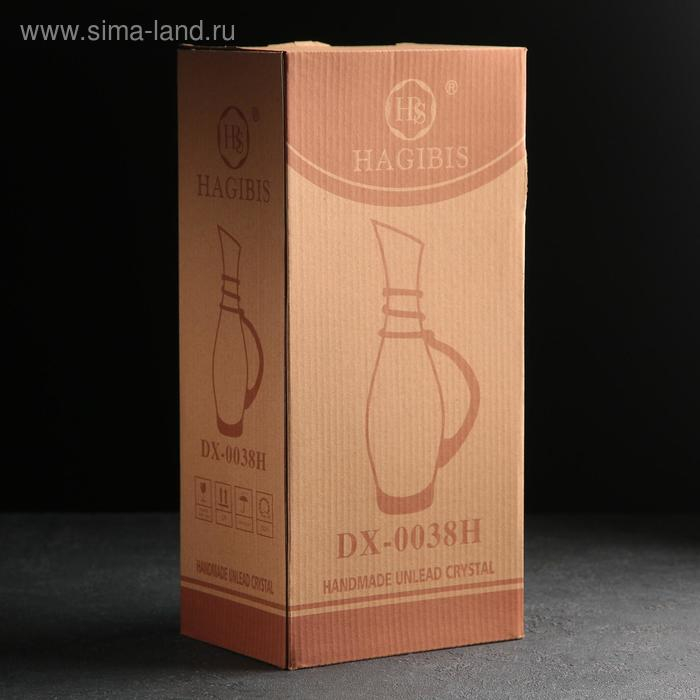 Декантер стеклянный &laquo;Багира&raquo;, 1 л, 15&times;10&times;32 см, цвет перламутровый