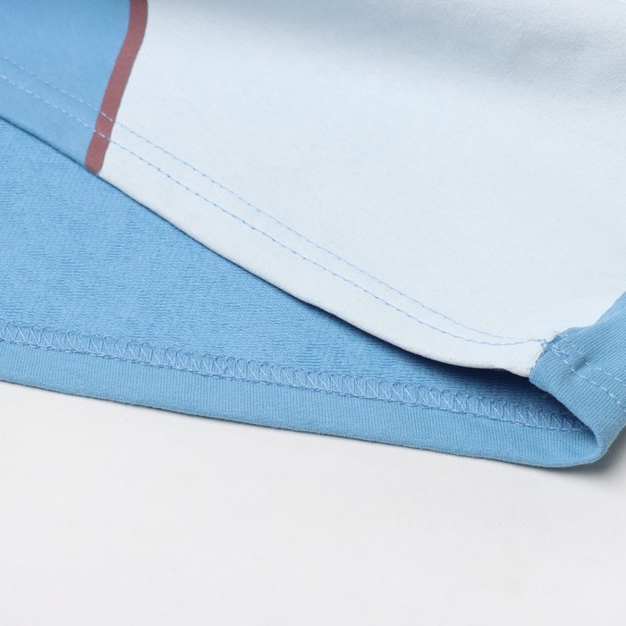 Толстовка для девочек, цвет голубой , рост 146 см