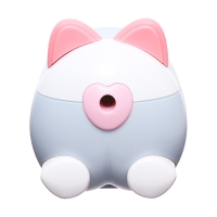 Точилка механическая с контейнером, Ушки серый/белый Точилка механическая с контейнером, Ушки серый/белый