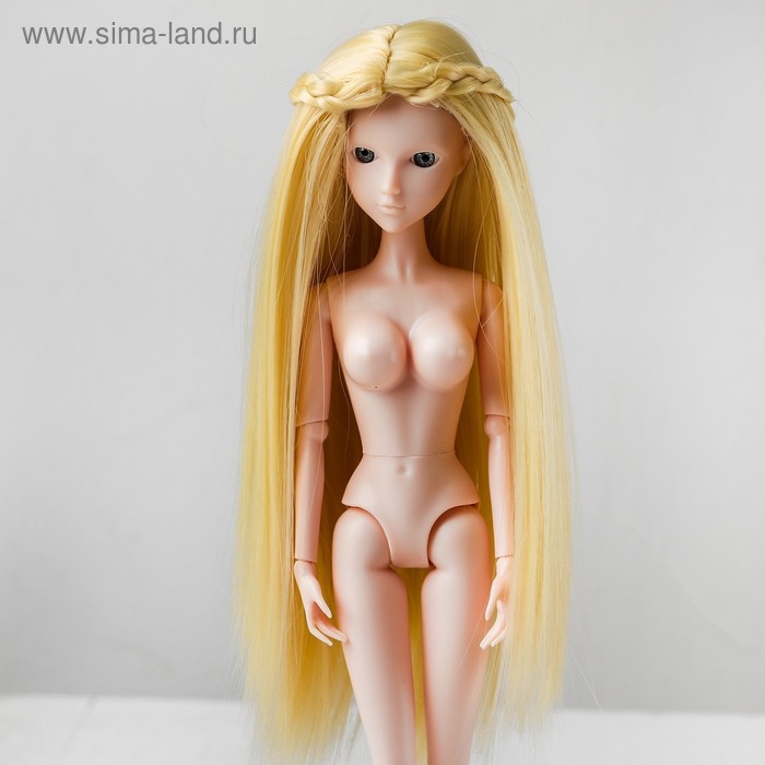 Волосы для кукол &laquo;Прямые с косичками&raquo; размер маленький, цвет 613