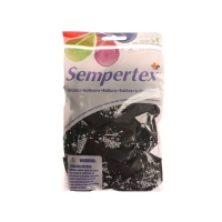 Воздушный шар латексный 12" &laquo;Хеллоуин&raquo;, пастель, цвет чёрный, 15 шт.