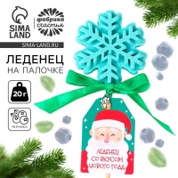 Новый год! Леденец, вкус: черника &laquo; Со вкусом нового года&raquo;, 18 г