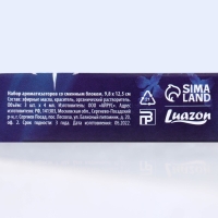 Ароматизаторы в машину новогодние &laquo;Исполнения желаний&raquo; на Новый год, свежесть, новая машина, бабл-гам (набор 3 шт)