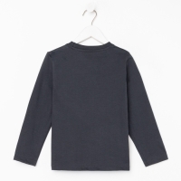 Футболка детская с дл.рук. KAFTAN "Trendy" р.32 (110-116), серый