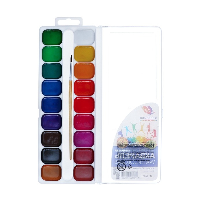 Акварель Луч Акварель Луч "Классика", 18 цветов, с кистью