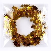 Новый год! Проволока для поделок и декора «Звёздочка» длина — 5 метров, цвет золотой Новый год! Проволока для поделок и декора «Звёздочка» длина — 5 метров, цвет золотой