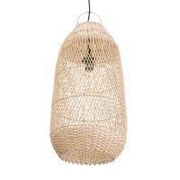 Светильник потолочный из ротанга "Буана" 1х120Вт, Е27, 30х30х60 см Светильник потолочный из ротанга "Буана" 1х120Вт, Е27, 30х30х60 см