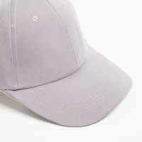 Кепка однотонная MINAKU, цвет светло-серый, размер 54-56