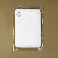 Кружевная эластичная ткань, 180 мм &times; 2,7 &plusmn; 0,5 м, цвет белый