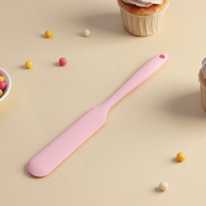 Лопатка - палетка Доляна &laquo;Винфор&raquo;, 24,5 см, цвет розовый