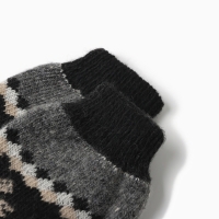 Носки мужские шерстяные &laquo;Орнамент&raquo;, цвет лён, размер 29