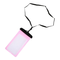 Водонепроницаемый чехол для телефонов Luazon, размер 20х10.5 см, розовый Водонепроницаемый чехол для телефонов Luazon, размер 20х10.5 см, розовый