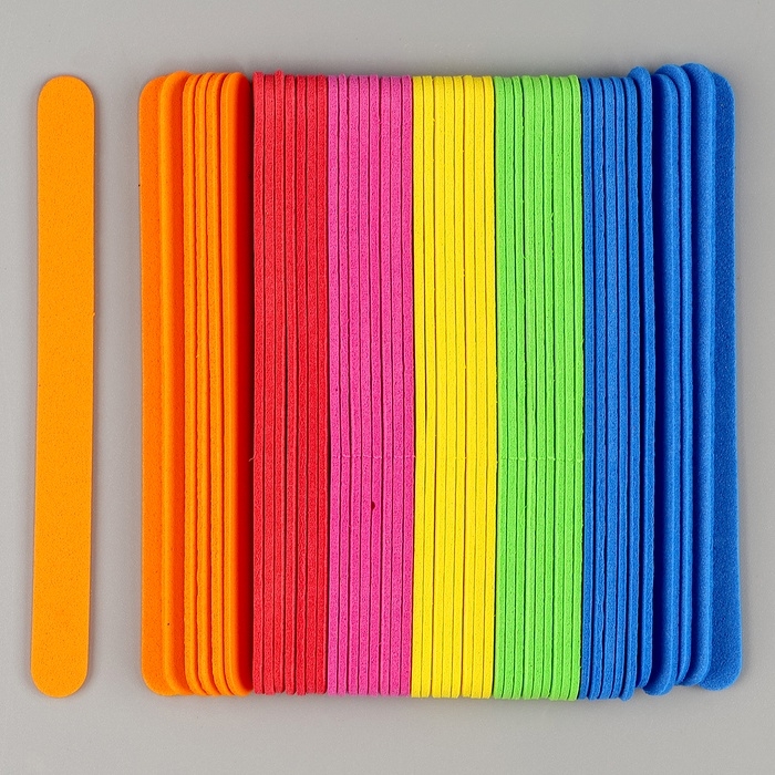 Набор фигурок из EVA Набор фигурок из EVA "Радуга", 50 шт, 12 см, цвет МИКС