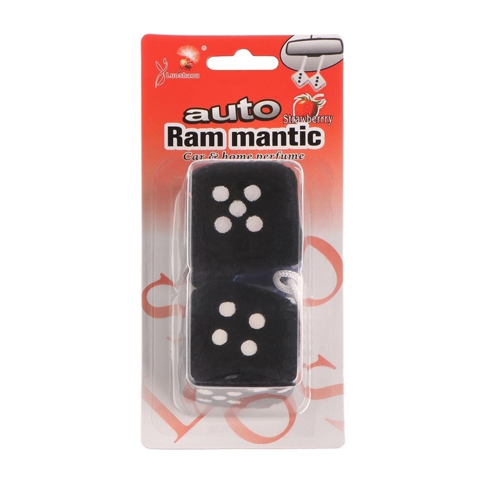 Ароматизатор подвесной, Кубики, спелая клубника