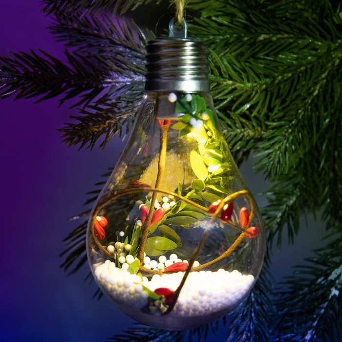 Ёлочный шар новогодний &laquo;Чудес в Новом году!&raquo;, на Новый год, d=7 см.