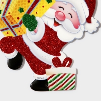 Декоративное украшение (подвеска) "Дедушка мороз с подарками" 18х14 см Декоративное украшение (подвеска) "Дедушка мороз с подарками" 18х14 см