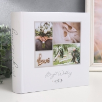Фотоальбом на 200 фото 10х15 см, бум. листы , книж. переплет "bright wedding" Август Фотоальбом на 200 фото 10х15 см, бум. листы , книж. переплет "bright wedding" Август
