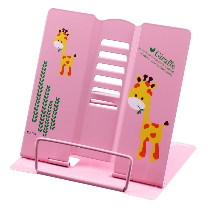 Подставка для книг маленькая 15,2 х 15,2 х 12,5 см Подставка для книг маленькая 15,2 х 15,2 х 12,5 см "Зверушки", металлическая, МИКС