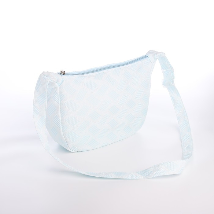 Сумка молодёжная на молнии, цвет голубой Сумка молодёжная на молнии, цвет голубой