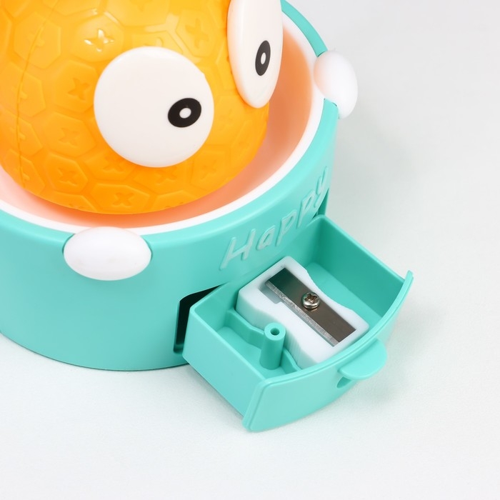 Светильник сенсорный с точилкой Светильник сенсорный с точилкой "Ананасик" LED, от USB/АКБ 6 Вт желтый-зеленый 8х6х25 см RISALUX 10