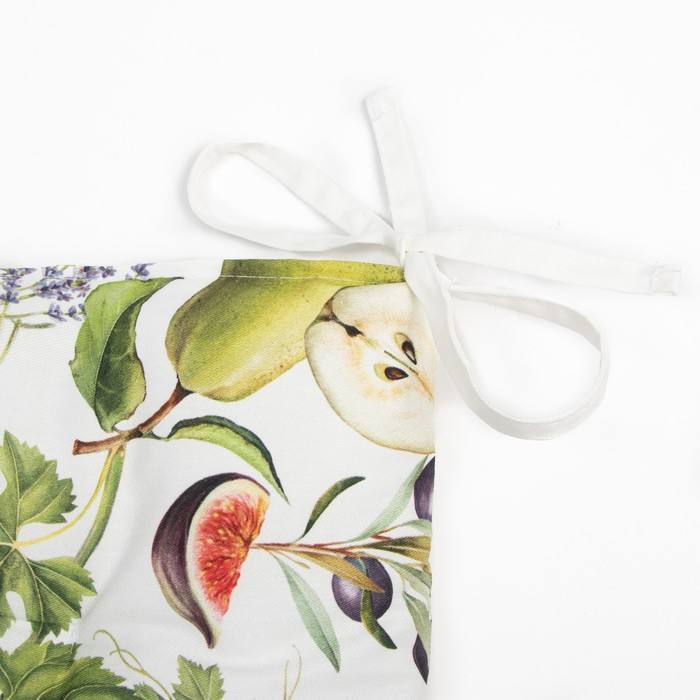 Сидушка на стул Сидушка на стул "Этель" Фруктовый сад 42х42см, 100% хлопок, 190 г/м2