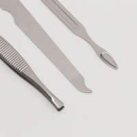 Набор маникюрный &laquo;Тренд&raquo;, 6 предметов, в футляре, цвет чёрный