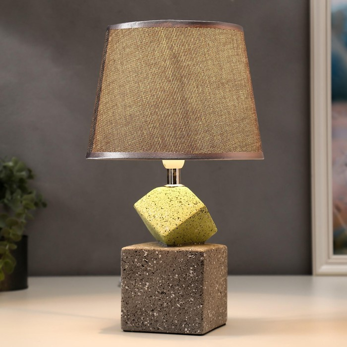 Лампа настольная 16251/1GR Е14 40Вт серый 20х20х33,5 см RISALUX