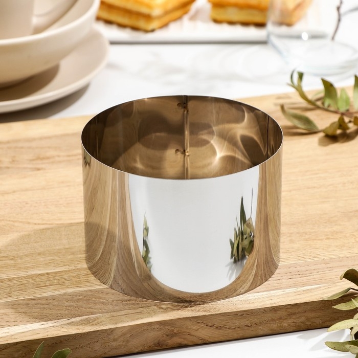 Форма для выпечки и выкладки, h=8 см, d= 12 см Форма для выпечки и выкладки, h=8 см, d= 12 см