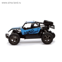 Джип радиоуправляемый &laquo;Сумасшедший гонщик&raquo;, металлический корпус, работает от аккумулятора, МИКС