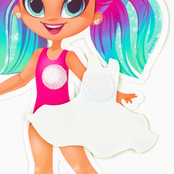 Игра на липучках. Весёлые липучки &laquo;Наряди куклу&raquo;