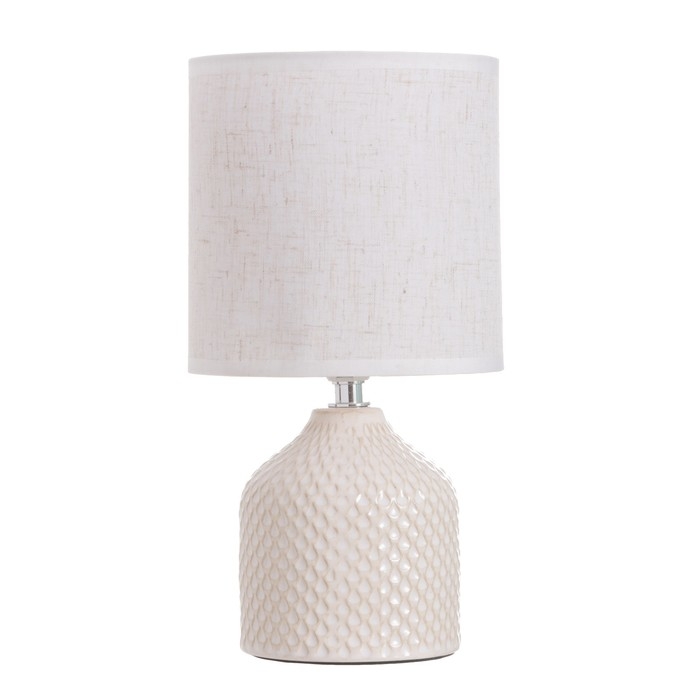 Лампа настольная Лампа настольная "Каталина" 1х40Вт Е14 бежевый 13х13х25см