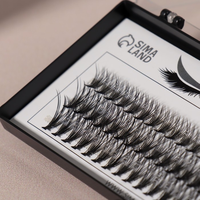 Набор накладных ресниц «Классика», пучки, 10, 12, 14 мм, толщина 0,1 мм, изгиб D, 20 D Набор накладных ресниц «Классика», пучки, 10, 12, 14 мм, толщина 0,1 мм, изгиб D, 20 D