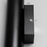 Бра "Бамбу" Е27 40Вт черный золото 6х6х60см Бра "Бамбу" Е27 40Вт черный золото 6х6х60см