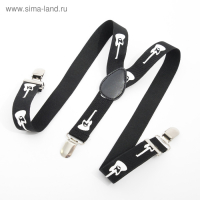 Набор детский подтяжки и галстук-бабочка "Музыка" Набор детский подтяжки и галстук-бабочка "Музыка"