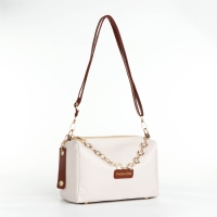 Сумка кросс-боди на молнии, цвет белый Сумка кросс-боди на молнии, цвет белый