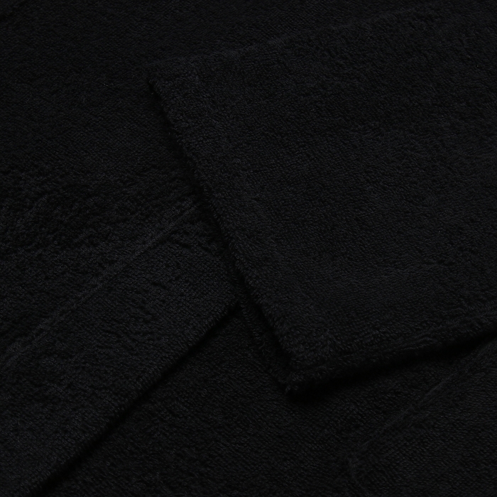 Халат махровый Экономь и Я, муж. р. 56-58 цв. черный, 100% хл с AIRO, 320 г/м2