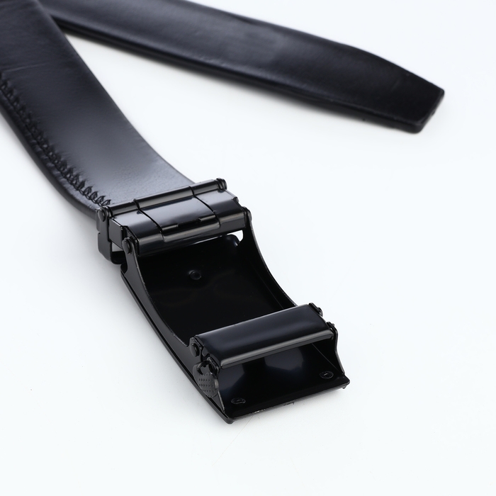 Ремень мужской, Великан, ширина 4 см, пряжка автомат, цвет чёрный Ремень мужской, Великан, ширина 4 см, пряжка автомат, цвет чёрный