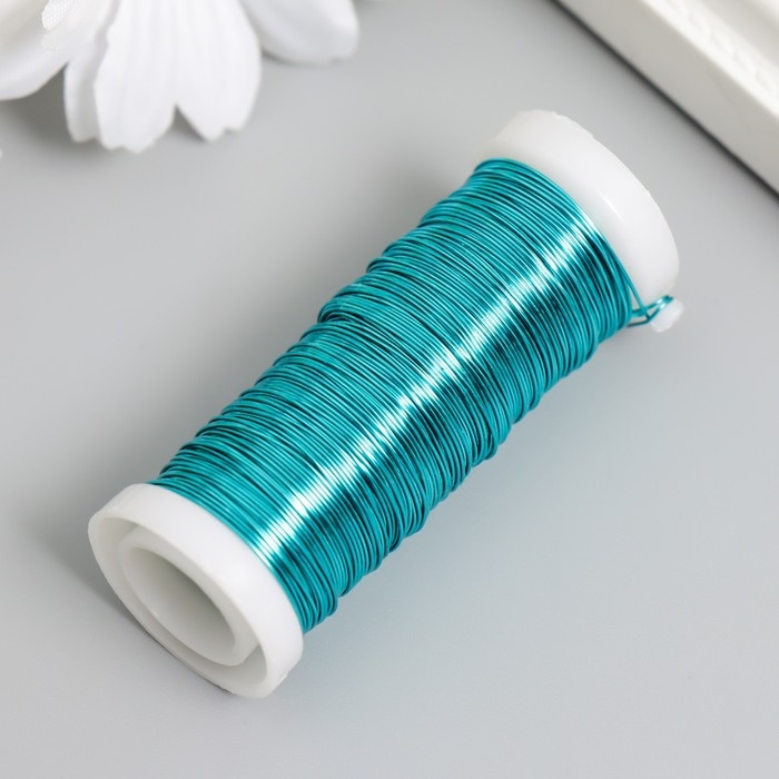 Проволока для творчества "Морская волна" 30 метров, толщина 0,3 мм 5,5х2,2х2,2 см