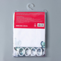 Штора для ванны Доляна &laquo;Бабочки&raquo;, 180&times;180 см