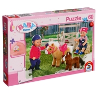 Пазл Baby &laquo;Ферма пони&raquo;, с подарком, 60 элементов