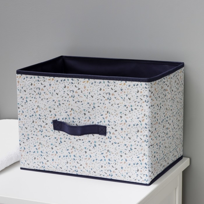 Короб для хранения Доляна &laquo;Мармелад&raquo;, 37&times;27&times;27 см, цвет белый